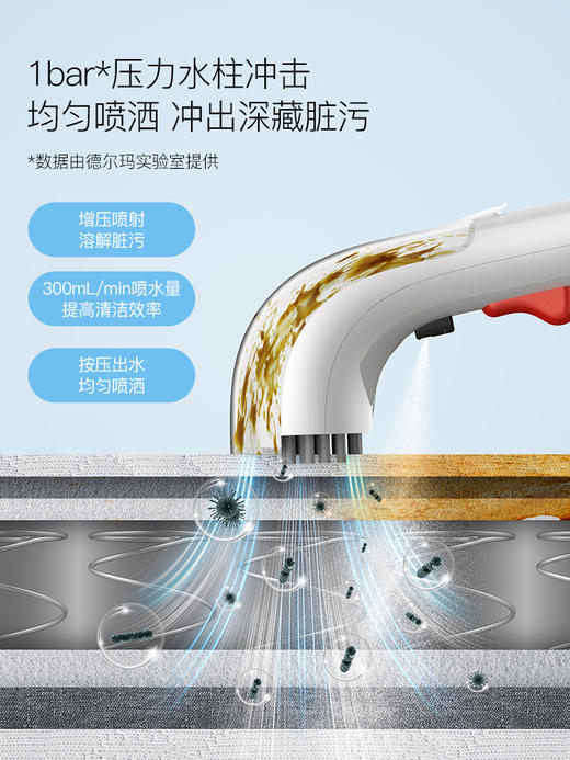 德尔玛（Deerma） BY100布艺清洗机清洁机家用吸尘器喷抽吸一体多功能地毯窗帘沙发清洗布艺清洁机 商品图1