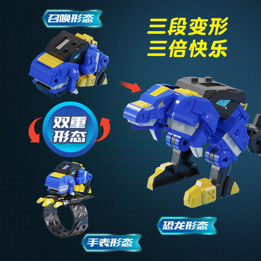 「数款可选」迷你特工队手表变形玩具金刚机器人电子恐龙力量男孩子 商品图2