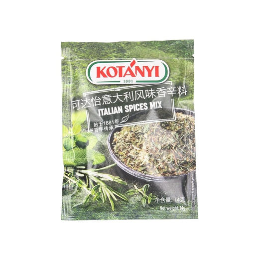 可达怡意大利风味香辛料14g 商品图2