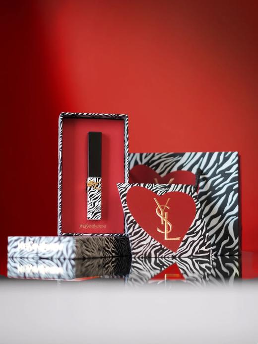  YSL圣罗兰全新夜光斑马小黑条口红礼盒装 夜不逊色 爱得缱绻 商品图2