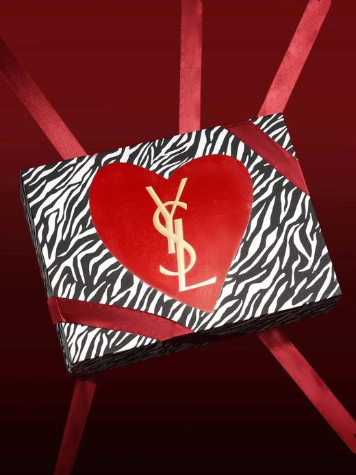  YSL圣罗兰全新夜光斑马小黑条口红礼盒装 夜不逊色 爱得缱绻 商品图1