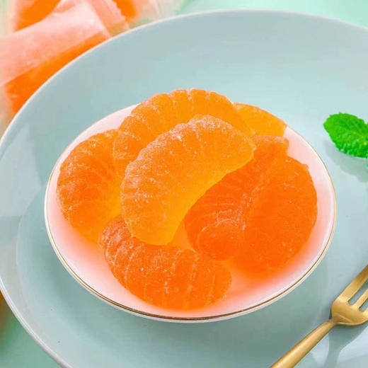 皇宝石大桔大利酸甜橘子味果汁软糖375g 商品图2