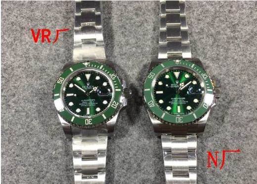 VR厂劳力士绿水鬼对比N厂劳力士绿水鬼差距在哪？复刻手表一比一手表n厂c厂zf厂vs厂clean厂 商品图11