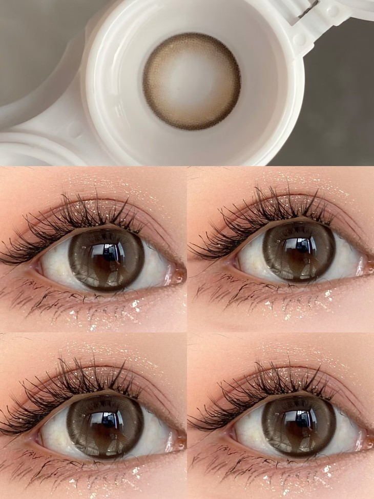 FlowerColor美瞳 年抛隐形眼镜 月夜萤火棕 14.2mm 1副/2片 左右度数可不同-VVCON美瞳商城8 FlowerColor美瞳 年抛隐形眼镜 月夜萤火棕 14.2mm 1副/2片 左右度数可不同 - VVCON美瞳商城