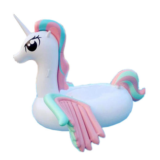 【运动装备】水上充气独角兽天马坐骑座椅水上浮排独角马坐骑浮床吊床水上躺椅 商品图4