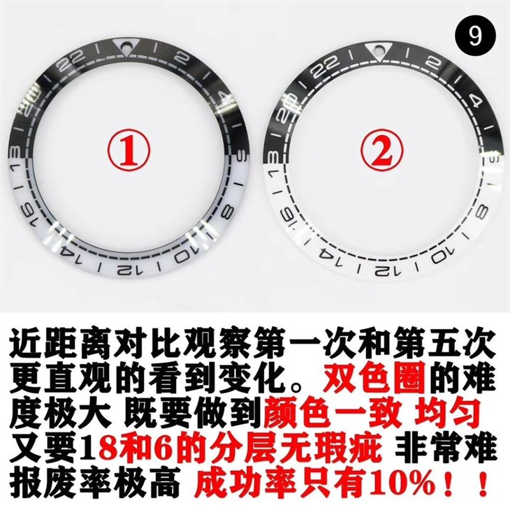 VS厂欧米茄「太极圈」黑白熊猫圈圈口制作工艺大揭秘!