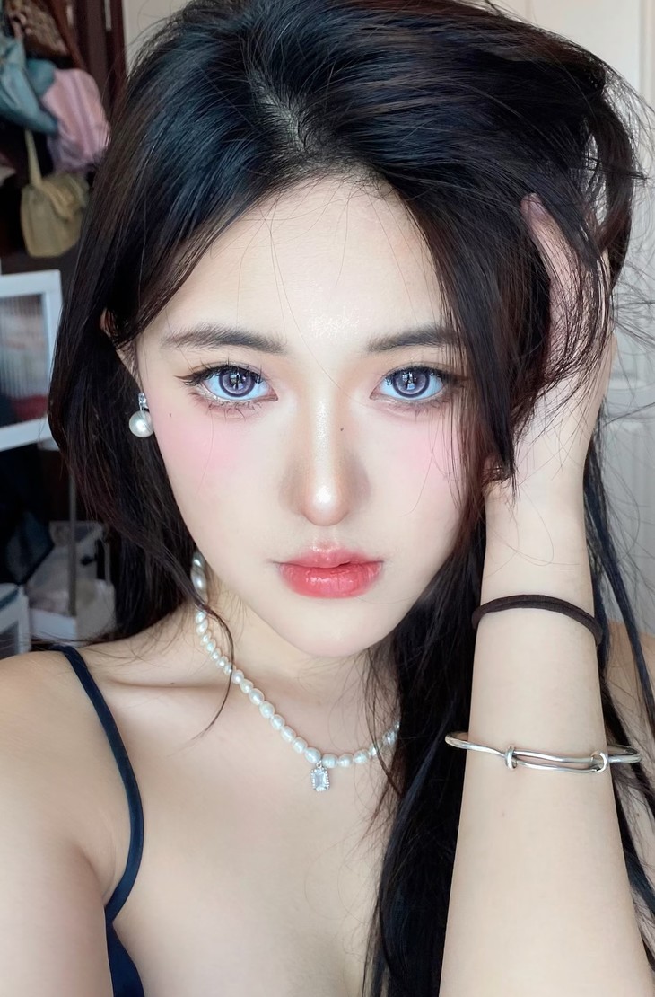 CLAIRECOLOR美瞳 年抛隐形眼镜 糖芋小宝 14.5mm 1副/2片 左右度数可不同-VVCON美瞳商城23
