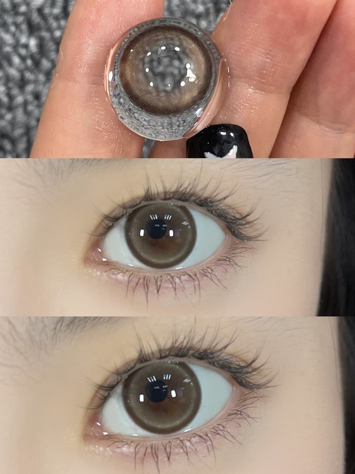 FlowerColor美瞳 年抛隐形眼镜 月夜萤火棕 14.2mm 1副/2片 左右度数可不同-VVCON美瞳商城9 FlowerColor美瞳 年抛隐形眼镜 月夜萤火棕 14.2mm 1副/2片 左右度数可不同 - VVCON美瞳商城