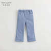 马克珍妮秋装新款 女童柔软灯芯绒长裤喇叭裤 儿童裤子231796 商品缩略图0