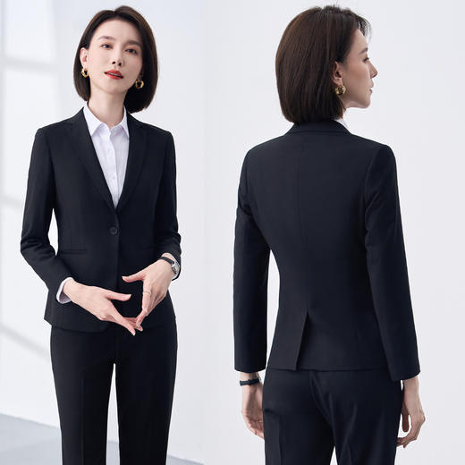 罗蒙春秋款小西装外套女士商务通勤休闲百搭职业装单西服上衣外套女 商品图2