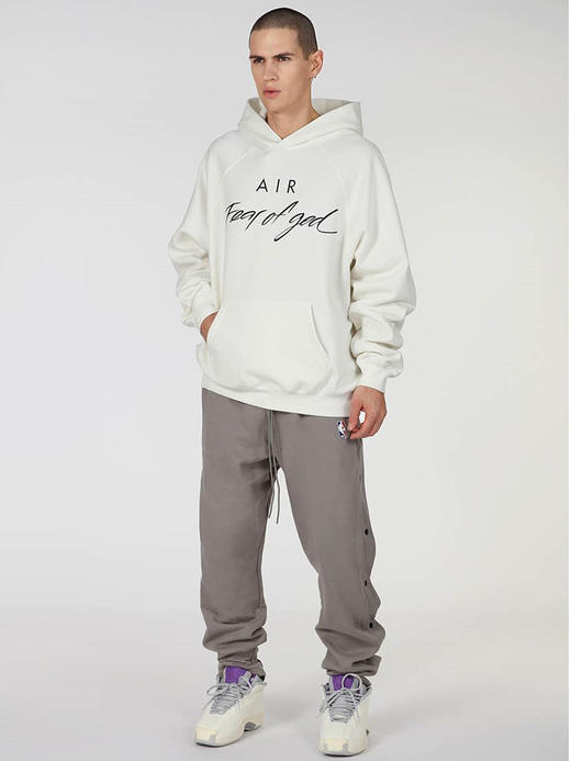 FG 潮牌宽松款 AIR双面针织 连帽套头卫衣/帽衫 Z-10963 商品图1