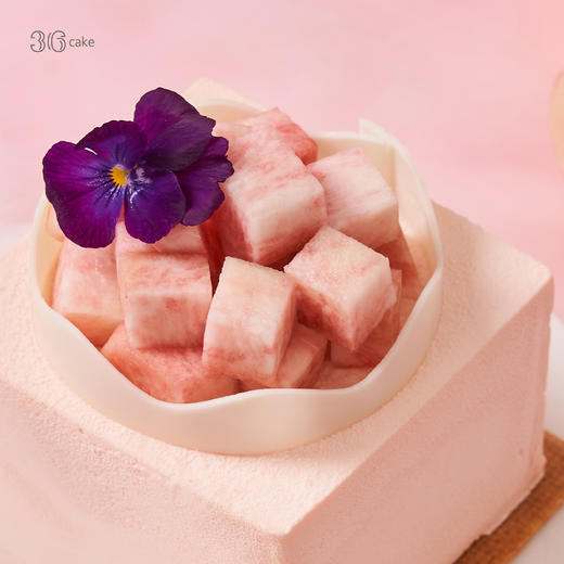 「东莞此款不配送」完熟蜜桃.意式手工冰淇淋蛋糕，可选4英寸东莞不配送「此东莞不配送」 商品图2