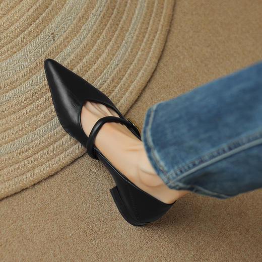 优雅简约，平底尖头单鞋ML-m1700 商品图2