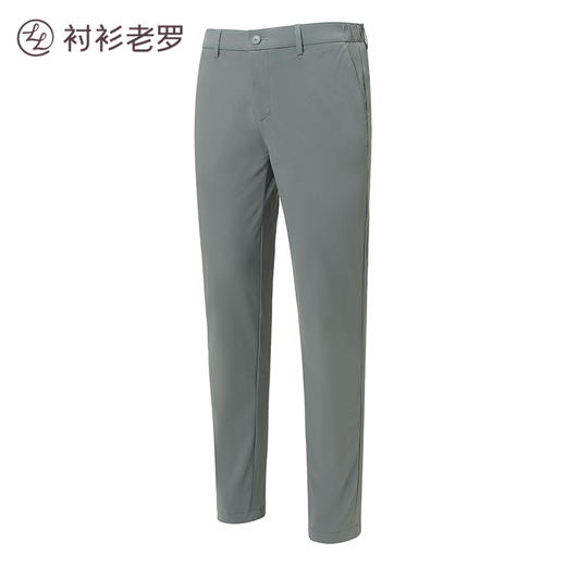 断码清仓爆冰纱耐磨高弹直筒休闲裤 商品图5