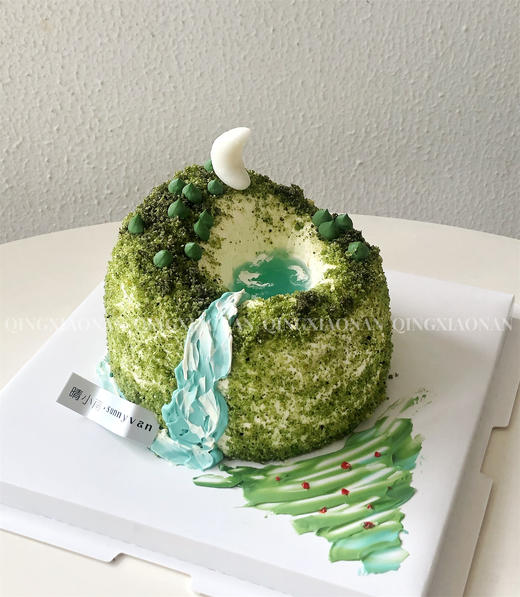 提前一天预订  网红景观蛋糕  月亮湾 商品图0