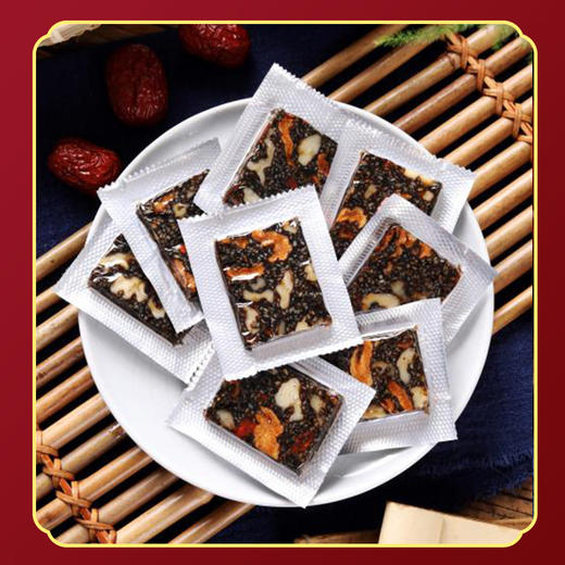 【母亲节好礼！买三送二！阿胶固元糕】李时珍阿胶固元糕，传承中医药文化，融合东阿特产核桃、黑芝麻、枸杞等多种营养成分，口感醇香，方便即食。-QQ 商品图1
