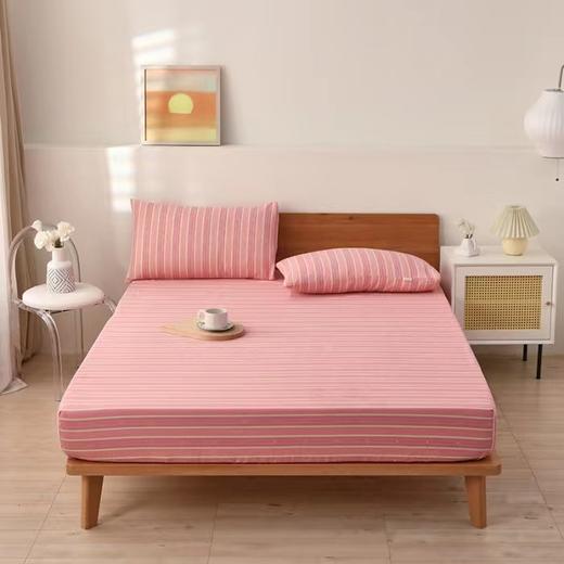 无印良品老粗布床笠三件套   高密编织  舒适透气不易皱，线粗纹深吸汗不黏身，一年四季都可用 商品图9