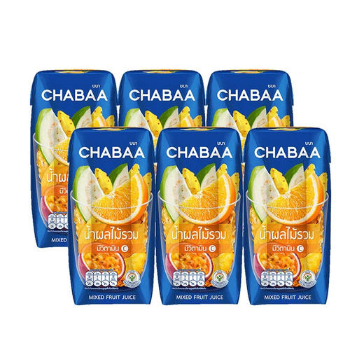 恰芭混合水果果汁饮料180ml 商品图0