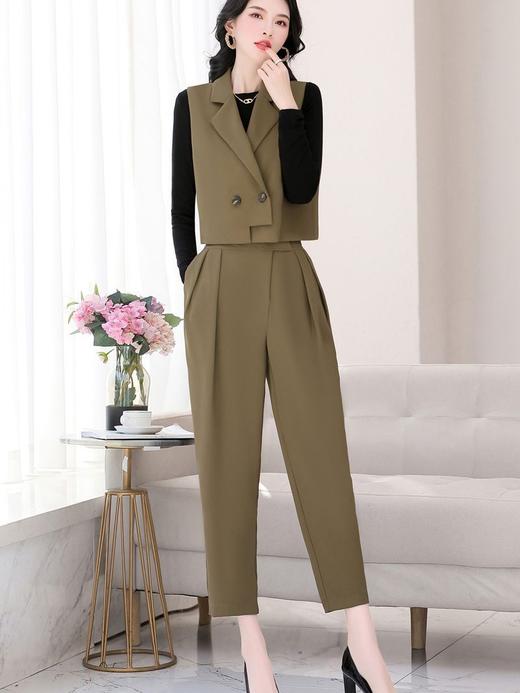 气质时尚潮流，修身显瘦哈伦裤三件套装裤HR-ODFN2279 商品图0