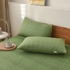 无印良品老粗布床笠三件套   高密编织  舒适透气不易皱，线粗纹深吸汗不黏身，一年四季都可用 商品缩略图8