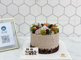 奥利奥抹面水果装饰蛋糕