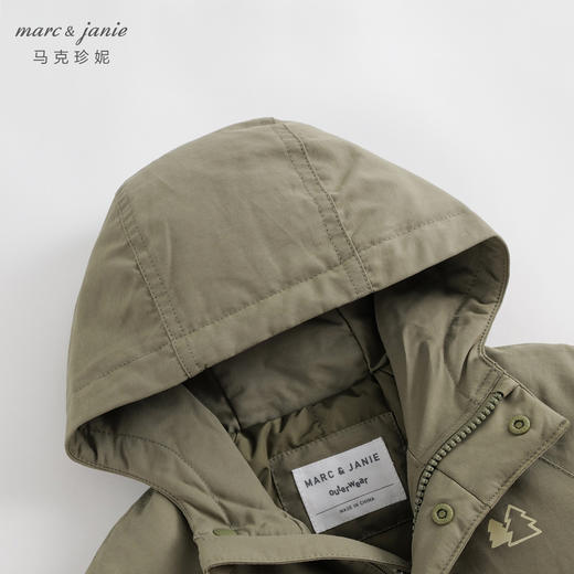 【户外风】马克珍妮秋装新款 男童大口袋连帽外套 231370 商品图4