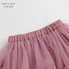 马克珍妮秋装新款女童不规则拼接柔软网纱短裙半身裙231910 商品缩略图3