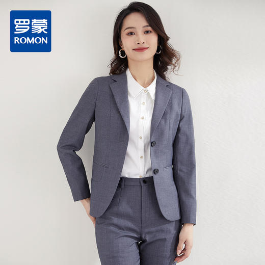 罗蒙四季款小西装外套女士商务通勤休闲百搭职业装单西服上衣外套女 商品图6