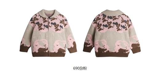 jnby  23年秋款  复古短款开襟针织衫  YN8310670 商品图8