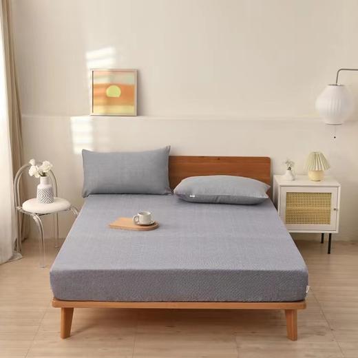 无印良品老粗布床笠三件套   高密编织  舒适透气不易皱，线粗纹深吸汗不黏身，一年四季都可用 商品图10