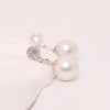 金18K海水珍珠耳钉 11.5-12mm白，0.51ct 34粒 106441 商品缩略图5