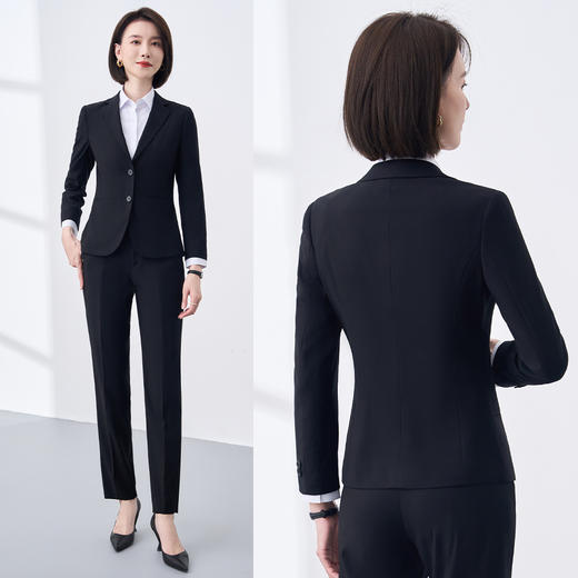 罗蒙四季款小西装外套女士商务通勤休闲百搭职业装单西服上衣外套女 商品图2