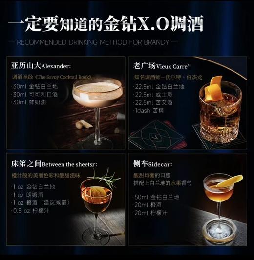 【20年超龄白兰地】派斯顿·金钻X.O白兰地 法国进口洋酒 40%vol 商品图4