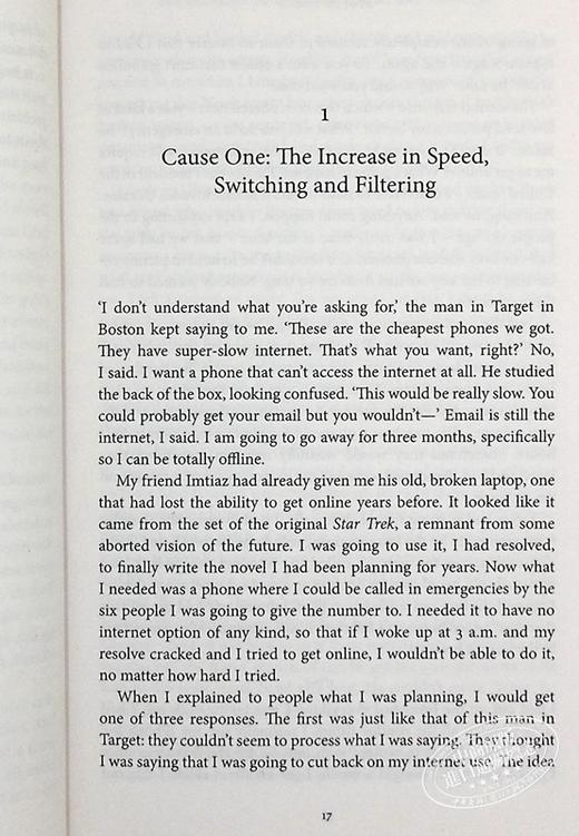 【中商原版】约翰 哈里 偷来的注意力 为什么你不能集中注意力 Stolen Focus Why You Cant Pay Attention 英文原版 Johann Hari 商品图5