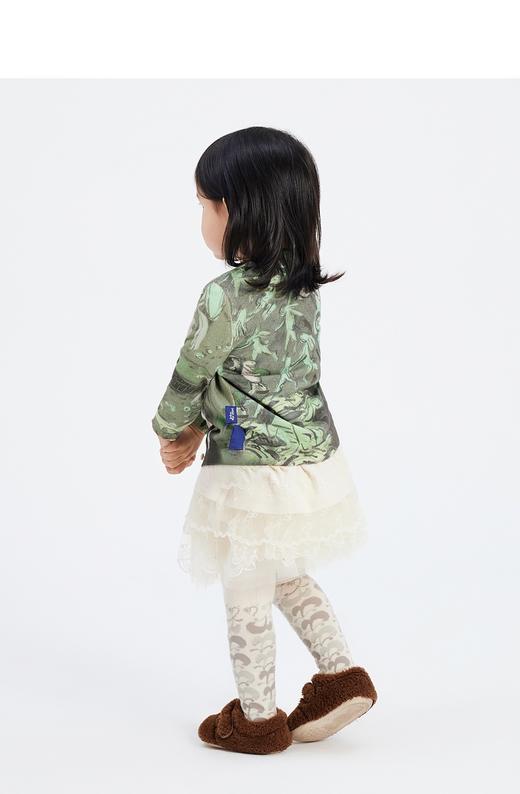 jnby   23年秋款  童趣印花短款开襟针织衫  YN8310980 商品图5