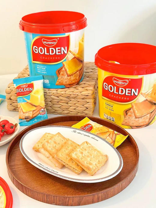 茉乃可涂层苏打饼干干酪味360g 商品图0