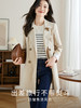 【专属特惠】熙世界今年流行风衣女中长款2025秋款英伦风收腰时尚外套ins潮 商品缩略图0