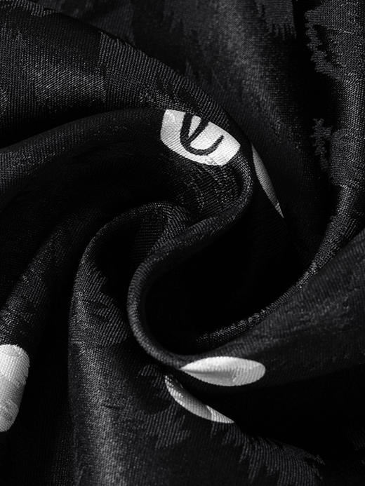 剩S 米思阳2024秋季新款时尚休闲印花衬衫提花波点半高领长袖上衣2369 商品图3