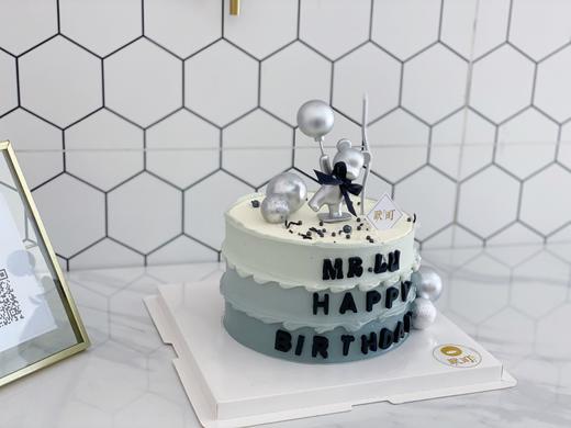 银色告白小熊·黑白灰三色渐变（英文名字备注） 商品图1