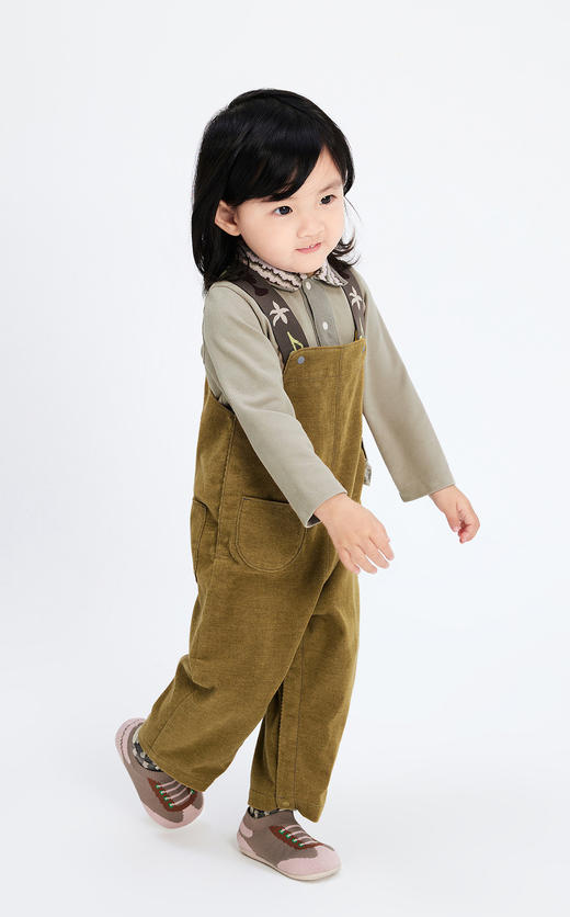 jnby  23年秋款 复古背带长裤   YN8E11410 商品图3