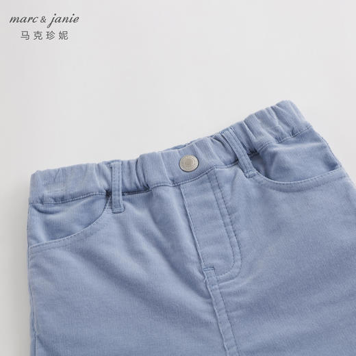 马克珍妮秋装新款 女童柔软灯芯绒长裤喇叭裤 儿童裤子231796 商品图4
