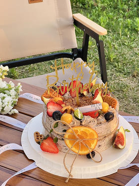 咸奶油水果蛋糕