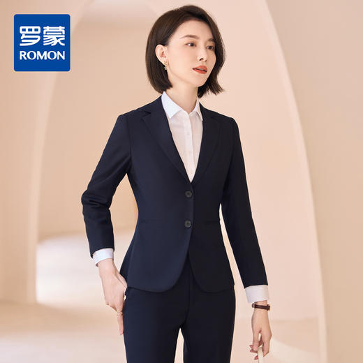 罗蒙四季款小西装外套女士商务通勤休闲百搭职业装单西服上衣外套女 商品图4