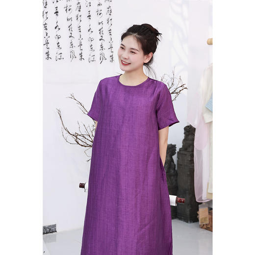 【线上专属】连衣裙（23707298-凝夜紫） 商品图0