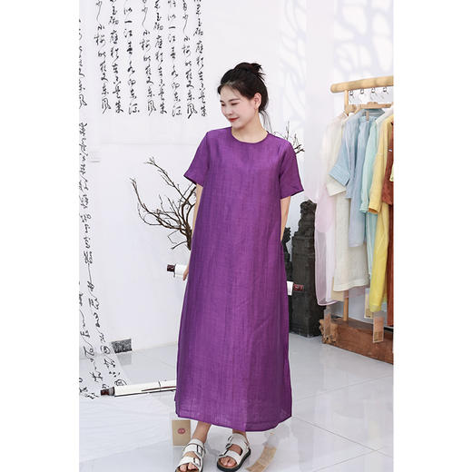 【线上专属】连衣裙（23707298-凝夜紫） 商品图1