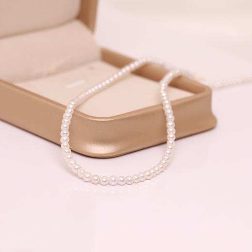 淡水珍珠项链 小米珠链 3-3.5mm白 107032 商品图5