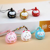 鈴根付 和风福猫笑脸水音鈴挂件 商品缩略图1