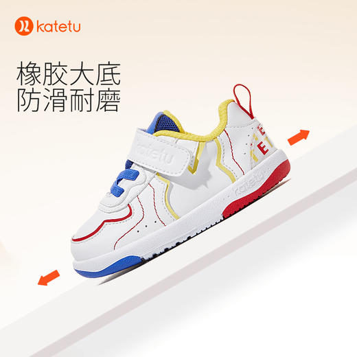 卡特兔学步鞋女宝宝秋季新款婴儿鞋子机能鞋幼儿园小白鞋男童 商品图4