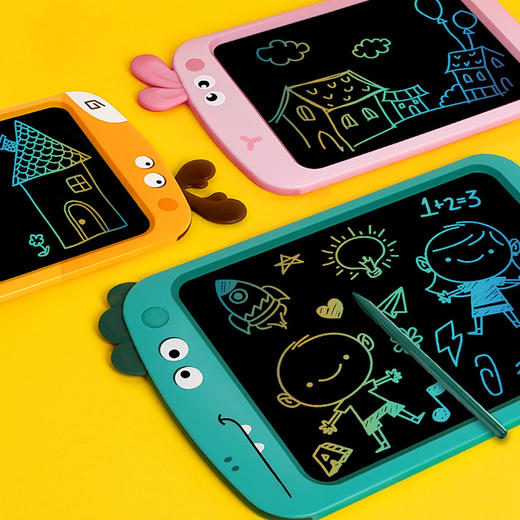 「三款造型！数款尺寸」儿童卡通液晶画板 电子写字板一键清除液晶手写板小兔子画板彩色玩具 商品图1