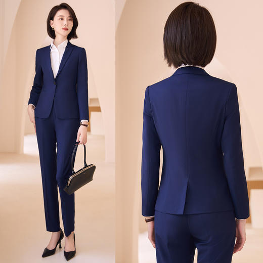 罗蒙春秋款小西装外套女士商务通勤休闲百搭职业装单西服上衣外套女 商品图5